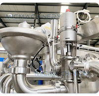 Système de stérilisation tubulaire à vapeur à commande automatique PLC, pour confiture à haute viscosité, UHT, yaourt, pasteurisation