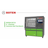 Banco de prueba de inyector electrónico Common Rail con probador de 6 canales y función de codificación para máquina BOTEN CR718