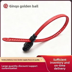Cadenas antivol combiné GINQO en acier inoxydable pour <span class=keywords><strong>vélo</strong></span>, moto, véhicule <span class=keywords><strong>électrique</strong></span> et <span class=keywords><strong>vélo</strong></span> d'enfant - Product Image 1