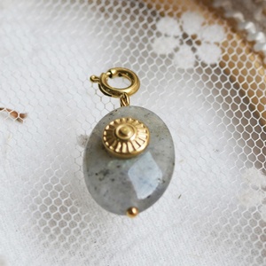Colgantes y dijes de serpiente chapados en PVD de estilo bohemio para joyería DIY, colgantes y dijes de ojo turco de piedra natural de acero inoxidable - Product Image 6