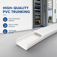 Système de gestion des câbles électriques étanche et anti-poussière à fond solide, cheminée de câbles en PVC pour sous-sol intérieur