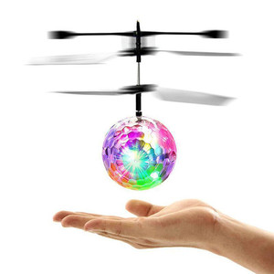 2020 Capteur Balle <span class=keywords><strong>Volante</strong></span> avec <span class=keywords><strong>boule</strong></span> DE Disco MENÉE <span class=keywords><strong>Lumineuse</strong></span> Électronique Infrarouge Induction Avion cadeau spécial - Product Image 2