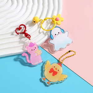 Custom Wholesale Brand Acrylic PVC <b>Anime</b> Fashion Trend Key Chain Creative Cartoon DIY Pendant Cute Star Peripheral UV Printing - Product Image 2