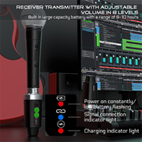 Émetteur et récepteur sans fil GAW-MA19 2.4G Microphone Plug and Play Fréquence réglable universelle