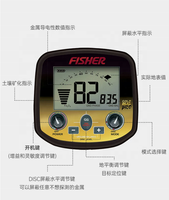 Détecteur de métaux souterrain portable Gold Bug 2026 avec portée de détection de 1 m, fabriqué en Chine