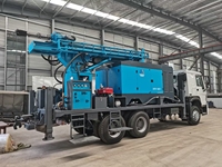 Usine Offre Spéciale FYT200 monté sur camion plate-forme de forage de puits d'eau 200m petit moteur de boîte de vitesses de perceuse de forage pneumatique utilisé