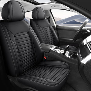 Комплект чехлов для автомобильных сидений из ПВХ-кожи универсального размера, всесезонный, для 5-местных автомобилей, оптовая продажа напрямую с завода, низкая цена - Product Image 2