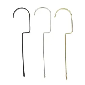 High Service Life Practical durable decorative metal hooks Durable metal hanger hooks