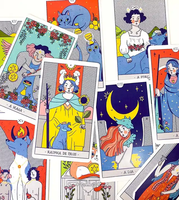 Spot it magique sexy nuit à boire dragon Fabricant Impression holographique personnalisée Tarot Card Deck Love Tarot
