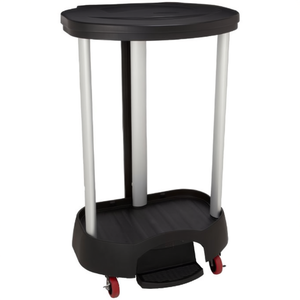Carrello multiuso in alluminio a 3 ripiani con ruote per stoccaggio e trasporto - Product Image 2