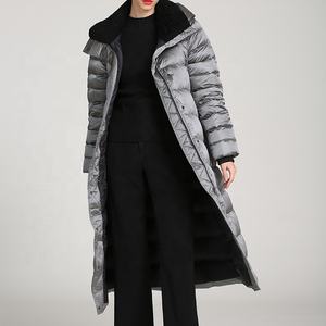 2025 vente chaude coupe-vent 100% Polyester femmes longue personnalisée hiver extérieur thermique veste vers le bas manteau - Product Image 4