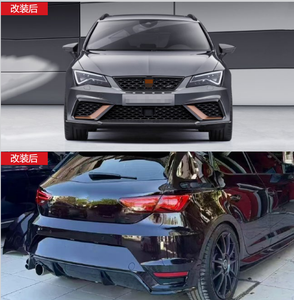 Kit de Conversión de Parachoques para Seat Leon 2013, Modificado a Kit de Carrocería <span class=keywords><strong>CUPRA</strong></span> <span class=keywords><strong>R</strong></span> <span class=keywords><strong>2018</strong></span>, Parrilla Delantera y Parachoques - Product Image 5