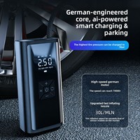Pompe à air sans fil rechargeable pour voiture 12V, gonfleur électrique portable multifonctionnel avec affichage numérique