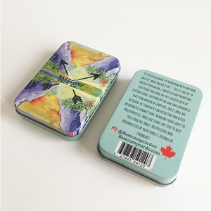 Chất Lượng Cao Tùy Chỉnh Thiết Kế Kim Loại Tin Chơi Thẻ Hộp Cho 1 Gói Duy Nhất Giấy Chơi Thẻ - Product Image 5