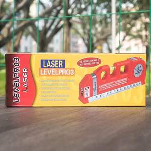 Nivel Láser Fixit Levelpro 3 de 10 Líneas, Mini Nivel Infrarrojo con Regla para Medir en Proyectos de Bricolaje - Product Image 3