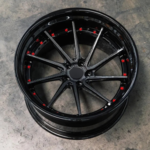 OEM Forged Carbon Fiber Car Wheels 5-6 Lug Bolt 17-26 Inch Chrome Deep Dish Sport for New 35mm Offset - Product Image 5
