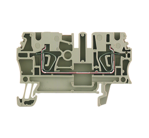 Weidmuller zdu 2.5 1608510000 weidmueller thức ăn thông qua thiết bị đầu cuối, căng thẳng-kẹp kết nối, tối màu be dây kết nối - Product Image 1