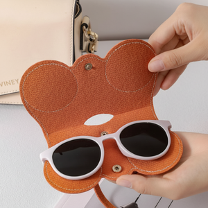 Custodia per occhiali da sole portatili con cinturino per occhiali da vista custodia trasparente per la conservazione degli occhiali e da viaggio - Product Image 1