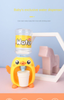 Petit canard jaune, fontaine à eau, jouet de dessin animé, mini distributeur d'eau, jeu de simulation de cuisine, petit canard jaune pour bébé