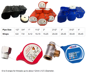 Cordon d'étanchéité pour tuyaux 160m Cordon en nylon pour <span class=keywords><strong>plomberie</strong></span> métallique gaz et eau Scellage instantané - Product Image 3