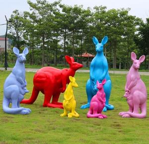 Decorazione moderna resina statua animale canguro in fibra di vetro scultura per la vendita - Product Image 6