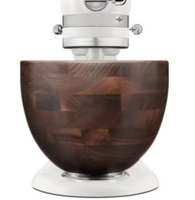Grands bols mélangeurs en bois anti-fissuration avec fond en acier inoxydable, durables, en bois massif, pour fruits, pour restaurants, hôtels, décoration, vente en gros