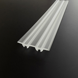 Rộng rõ ràng/Frosted ép đùn phần chiếu sáng <span class=keywords><strong>90</strong></span> độ Chùm tia góc Trong Suốt <span class=keywords><strong>LED</strong></span> ống kính tuyến tính cho hồ sơ kênh khuếch tán - Product Image 1