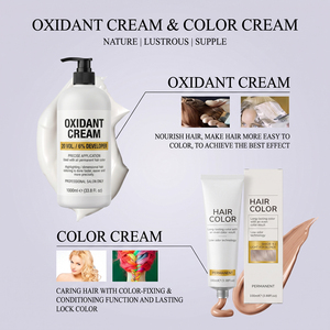 Crema Colorante per <span class=keywords><strong>Capelli</strong></span> Semi-Permanente OEM con Etichetta Privata, <span class=keywords><strong>Tinta</strong></span> per <span class=keywords><strong>Capelli</strong></span> a Lunga Durata, Copre i <span class=keywords><strong>Capelli</strong></span> Grigi per Barbieri e Saloni di Bellezza, Vendita all'Ingrosso - Product Image 2