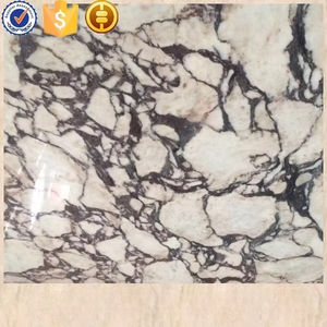 Beautiful Calacatta Purple Polished Waterproof Marble <b>Slab</b> for Villa Dining Use - Product Image 3