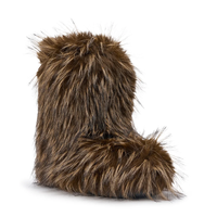 Bottines plates en fourrure d'hiver pour femmes, design personnalisé, chaussures de luxe tendance