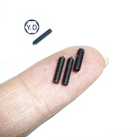 Tornillo Electrónico Especial Negro de Detección Micro GO/NOGO, Nivel 12.9, M2-0.4P * 2.0-5.0mm