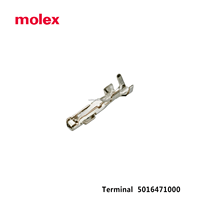 Molex 2.0mm Pitch 501647 Series 5016471000 2P Bornes à sertir en alliage de cuivre Connecteur femelle fil à fil