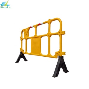 Barrera de Control de Multitudes de HDPE Amarillo, Resistente, con Protección IP65, L1600xH1000mm, para Eventos de Hotel, Conciertos, Protección Contra Choques, Suministro de Fábrica - Product Image 3