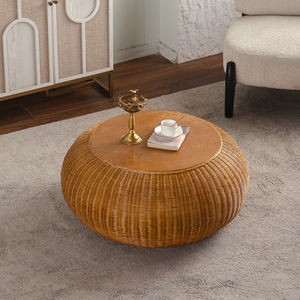 <span class=keywords><strong>Table</strong></span> <span class=keywords><strong>basse</strong></span> ronde <span class=keywords><strong>en</strong></span> rotin pour salon, design tendance, prix abordable - Product Image 1