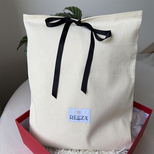 BSCI Cotton Canvas <b>Envelope</b> Bag Clothing Packaging Women's Bag Packaging Linen <b>Envelope</b> Dust Pouch - Product Image 6