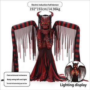 Decoración de Halloween: Gran Demonio Animado con Sensor de Movimiento y Ojos Brillantes para Casa Embrujada - Product Image 6