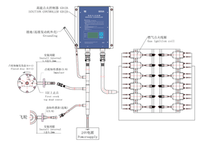 Controlador de Encendido <span class=keywords><strong>Motortech</strong></span> Gd12a, Dispositivo de Encendido de Alta Energía para Motor de Gas/Biogás, Sistema de Control de Encendido para Generador de 12 Cilindros - Product Image 4