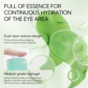 LANBENA Nouveauté Patchs pour les yeux à l'aloe vera anti-rides, masque pour les yeux à l'acide hyaluronique - Product Image 4