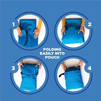 BSCI personnalisé grand simple ou Double poussette sac de voyage Polyester mode fermeture éclair étanche Portable avion porte vérifier sac