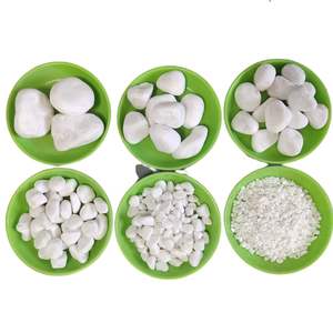 Galets blancs <span class=keywords><strong>en</strong></span> forme de flocons de neige ShengPing, petits galets pour la plantation de succulentes, surface de jardinage, aménagement paysager de cour, aquarium, <span class=keywords><strong>piscine</strong></span>, pierre de pluie - Product Image 5