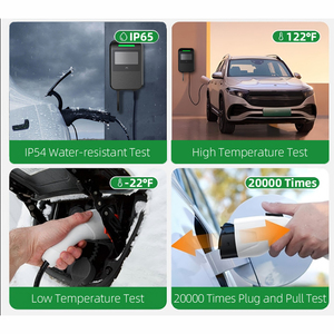สถานีชาร์จรถยนต์แบบติดผนัง ระดับ 2 สำหรับใช้งานเชิงพาณิชย์ รองรับ OCPP 22KW 11KW 7KW AC Type 2  กันน้ำมาตรฐาน IP65 IK10 พร้อมแอปพลิเคชันควบคุม - Product Image 4