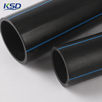 Service OEM, tuyau d'irrigation flexible en polyéthylène HDPE SDR17 PN10 pour les projets agricoles