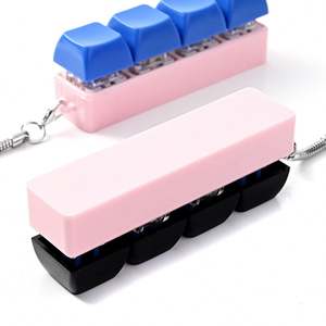 Juguete Antiestrés Creativo de Plástico con Cuatro Botones, Llavero Pequeño, Colgante Novedoso y Único - Product Image 3