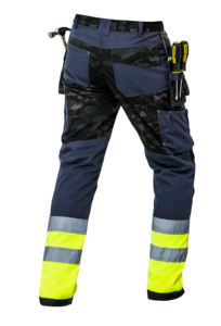 Sicherheits-Reflektorhose mit Hoher Sichtbarkeit ANSI Klasse 2 Warnschutz-Arbeitshose für Männer - Product Image 4