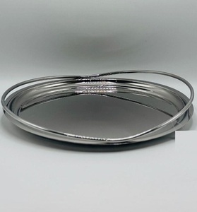 Plateau de service robuste en acier inoxydable pour la restauration, les buffets et la présentation lors de fêtes - Product Image 5