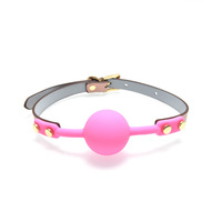 Gag en Silicone pour Bondage BDSM, boule Gag respirant, pour jeux de sexe pour adultes