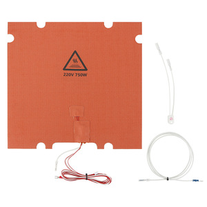 Plaque chauffante en silicone LiYingChuangxin 300x300mm 220V 750W avec trous pour imprimante 3D - Product Image 5