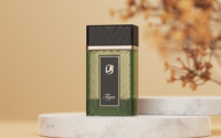 Flacon de parfum carré de luxe 100 ml avec pulvérisateur personnalisé, emballage en verre avec boîte, usine OEM ODM, parfum vide estampé à chaud