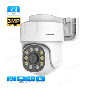 Hongnaer Two Way Audio 3MP Waterproof Home RJ45 Wireless Network CCTV <strong>IP</strong> <strong>Bullet</strong> <strong>Camera</strong> Outdoor PTZ POE Security <strong>IP</strong> <strong>Camera</strong> - Product Image 1