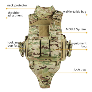 Chaleco Táctico Multifuncional de Nailon con Camuflaje, Portaplacas, Corte Láser, Sistema Molle, Liberación Rápida, Chaleco para Caza - Product Image 3